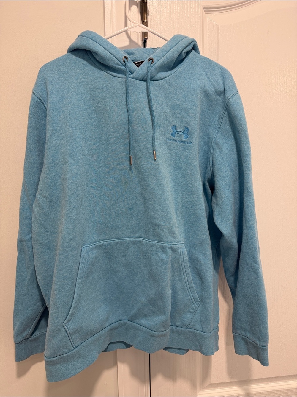 Under Armour Men's Sky Blue Pullover Hoodie Sweatshirt